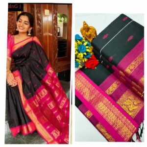 Kalyani Cotton black